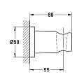 Grohe Rainshower 27074DL0 shower wall bracket – Grohe 11.16.1611.0759 - siko.bg Grohe Rainshower 27074DL0 shower wall bracket – Grohe 11.16.1611.0759 – миниатюра 2